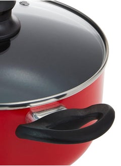 BLACKSTONE Non Stick Cooking Pot Red/ Black 20cm  - Image 5