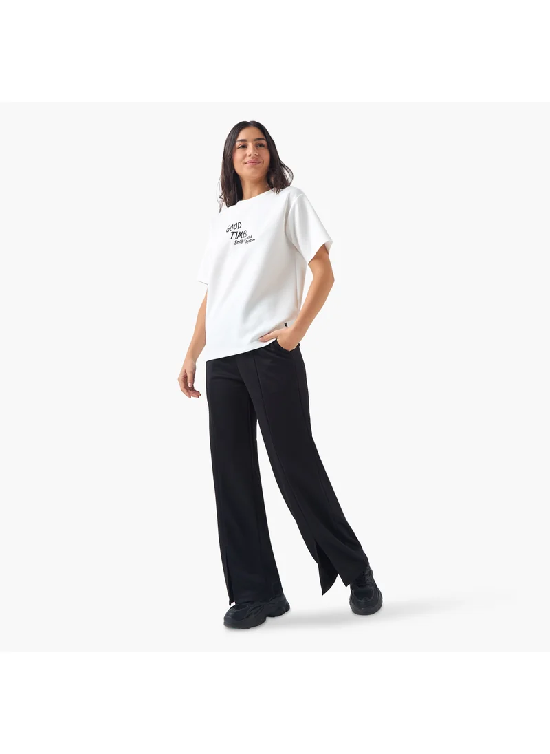 اس بي كاركترز Mickey Mouse and Friends Print T-shirt with Short Sleeves
