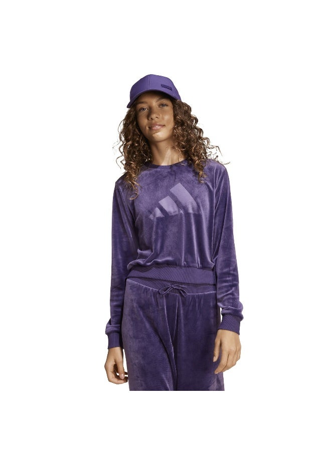 Adidas Jg Hld C Swt Purple Training Sweatshirts For Junior 7-8Y - Image 2