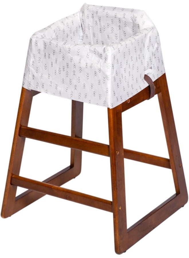 J.L. Childress Healthy Habits Disposable Restaurant High Chair Cover Individually Wrapped for Travel Convenience - Image 1