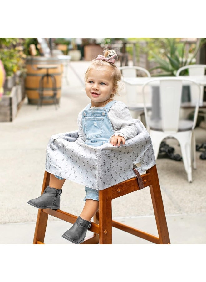 J.L. Childress Healthy Habits Disposable Restaurant High Chair Cover Individually Wrapped for Travel Convenience - Image 3