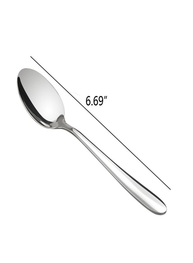 Kekow 12-Piece Stainless Steel Dessert Spoons - Image 3