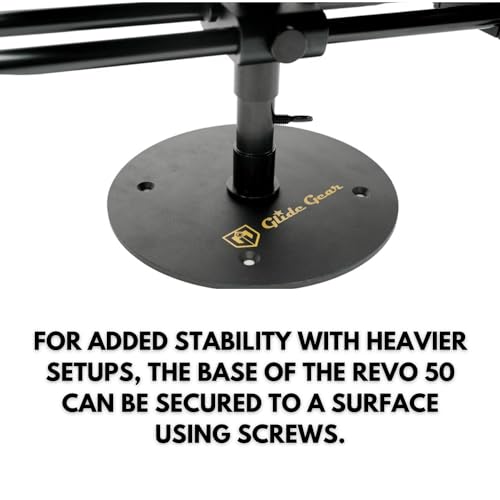 Glide Gear REVO 50 360° Rotating Camera Platform Rig, Adjustable Arm for DSLR or Smartphone, Aluminum Build, Supports Up to 40lbs - Image 5
