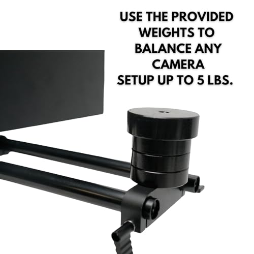 Glide Gear REVO 50 360° Rotating Camera Platform Rig, Adjustable Arm for DSLR or Smartphone, Aluminum Build, Supports Up to 40lbs - Image 4