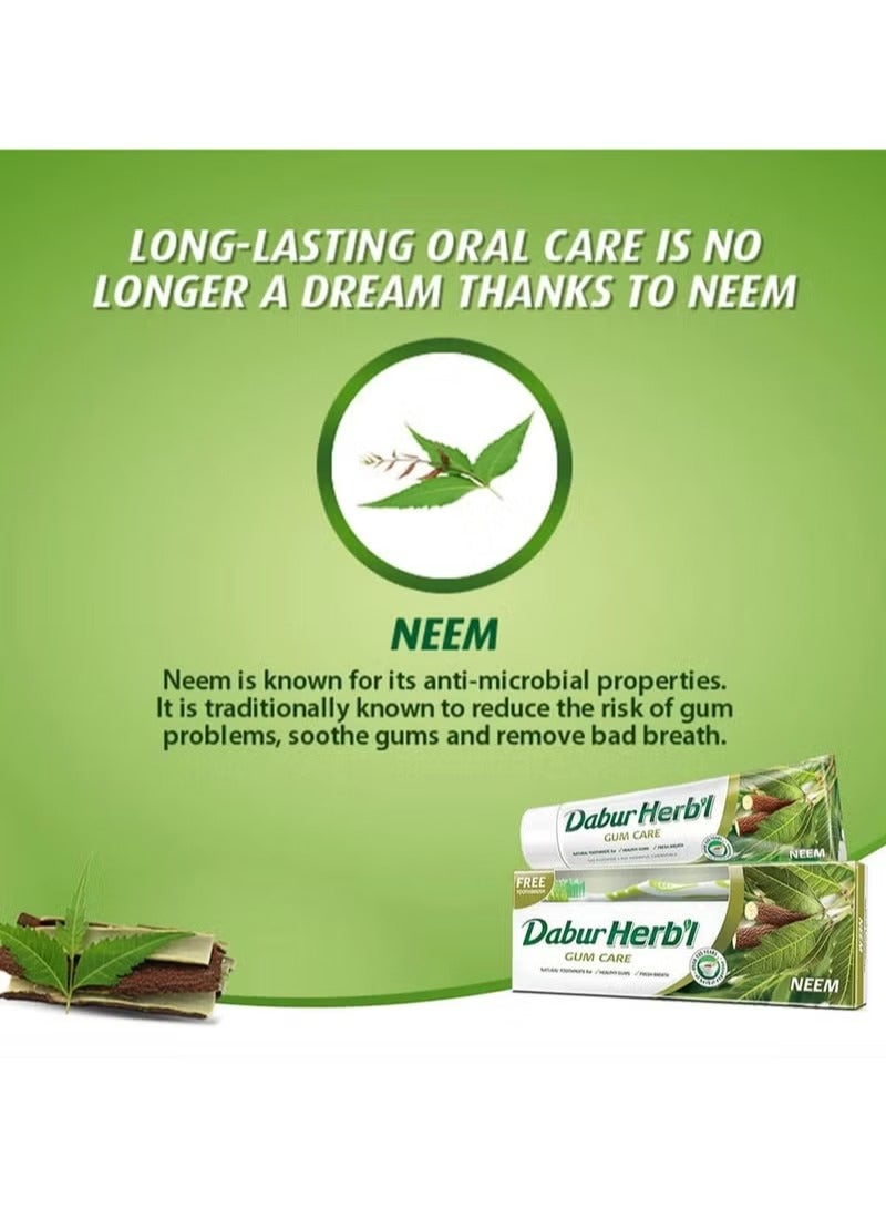 دابر معجون أسنان دابور العشبي الطبيعي بنكهة النيم (عبوة من 6 قطع) - Image 5