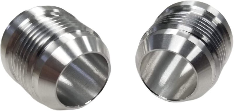 Z Whip 2-Pack 16AN Aluminum Male Weld on Bung 37 Degree JIC - Weldable Fitting for Fuel, Oil, and Coolant - Image 4