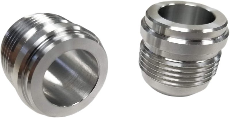 Z Whip 2-Pack 16AN Aluminum Male Weld on Bung 37 Degree JIC - Weldable Fitting for Fuel, Oil, and Coolant - Image 2
