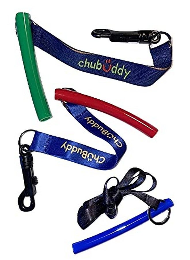 CHU-BUDDY Chubuddy Chewy Holders Set Of 2-2 Navy Sublimated Tether-Bracelets And 2 Natural Straps - Image 3