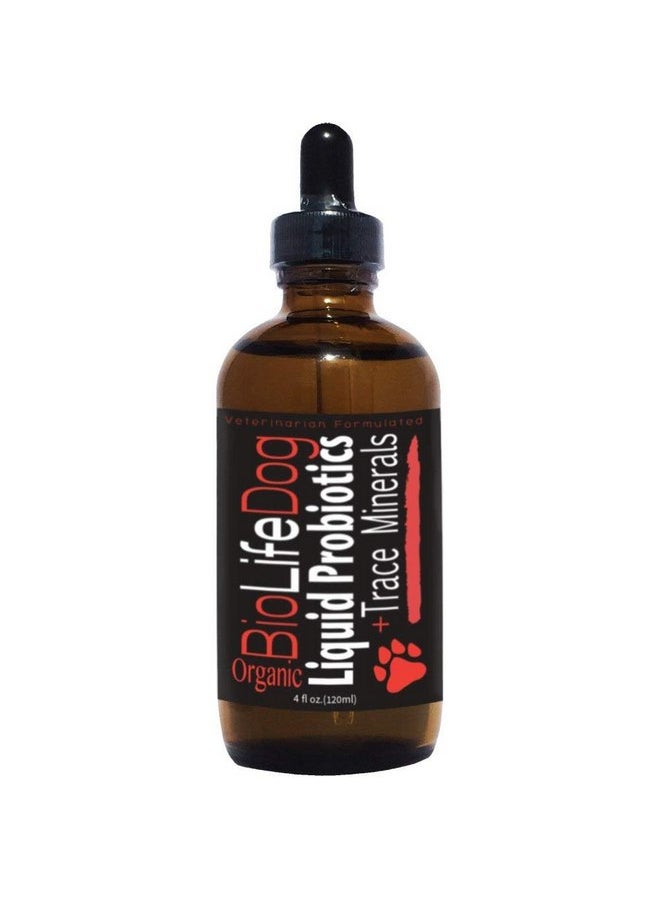 LiviaOne - LiviaOne BioLifePet Liquid Probiotics for Dogs, Organic Dog Probiotic Supplements, Puppy and Dog Pet Probiotics, 4 Fl Oz (Pack of 1) - Image 1