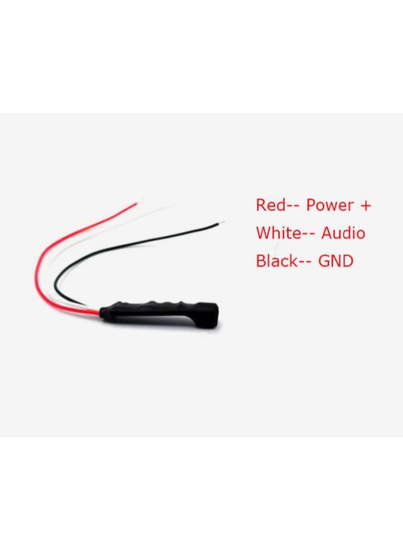 Mini Microphone for Voice Recording, High Sensitivity Wide Range Mini Microphone for CCTV Security DVR Monitoring System - Image 2
