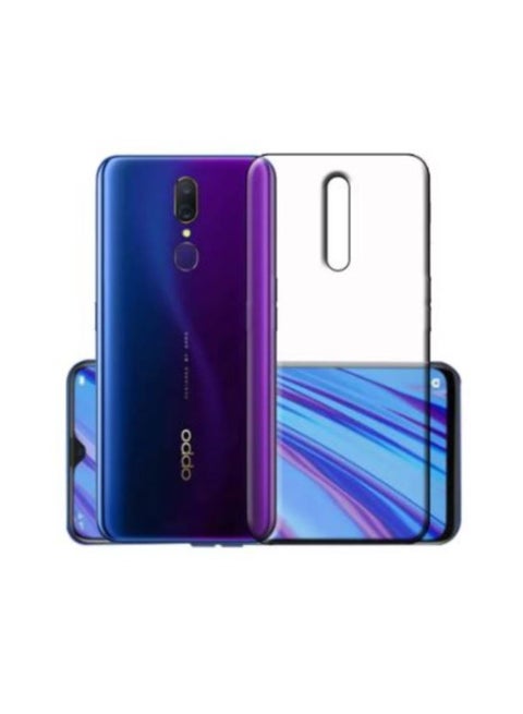 جراب خلفي شفاف من السيليكون TPU لهاتف Oppo F11، مضاد للاصفرار وعالي الحماية من الصدمات متوافق مع Oppo F11 (6.53 بوصة) (شفاف)