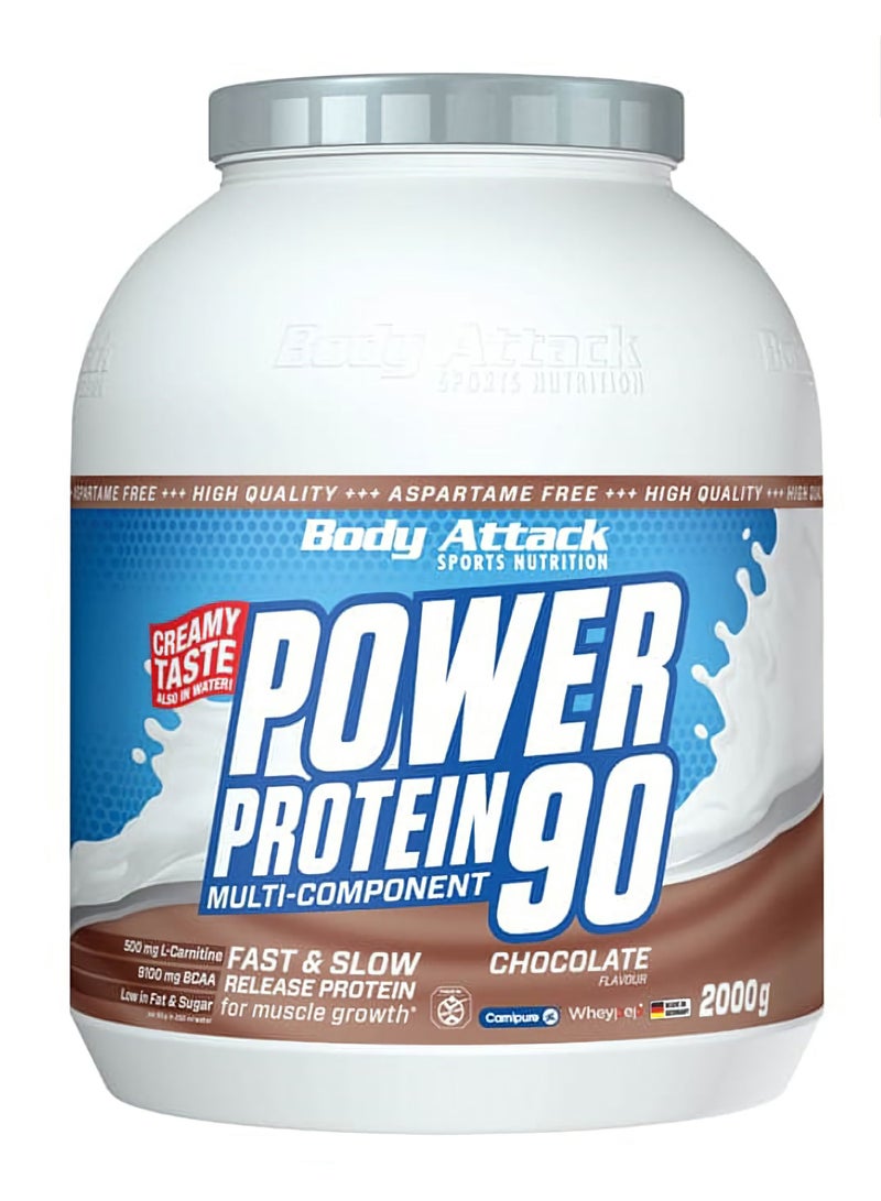 Body Attack باور بروتين 90 2 كجم شوكولاتة