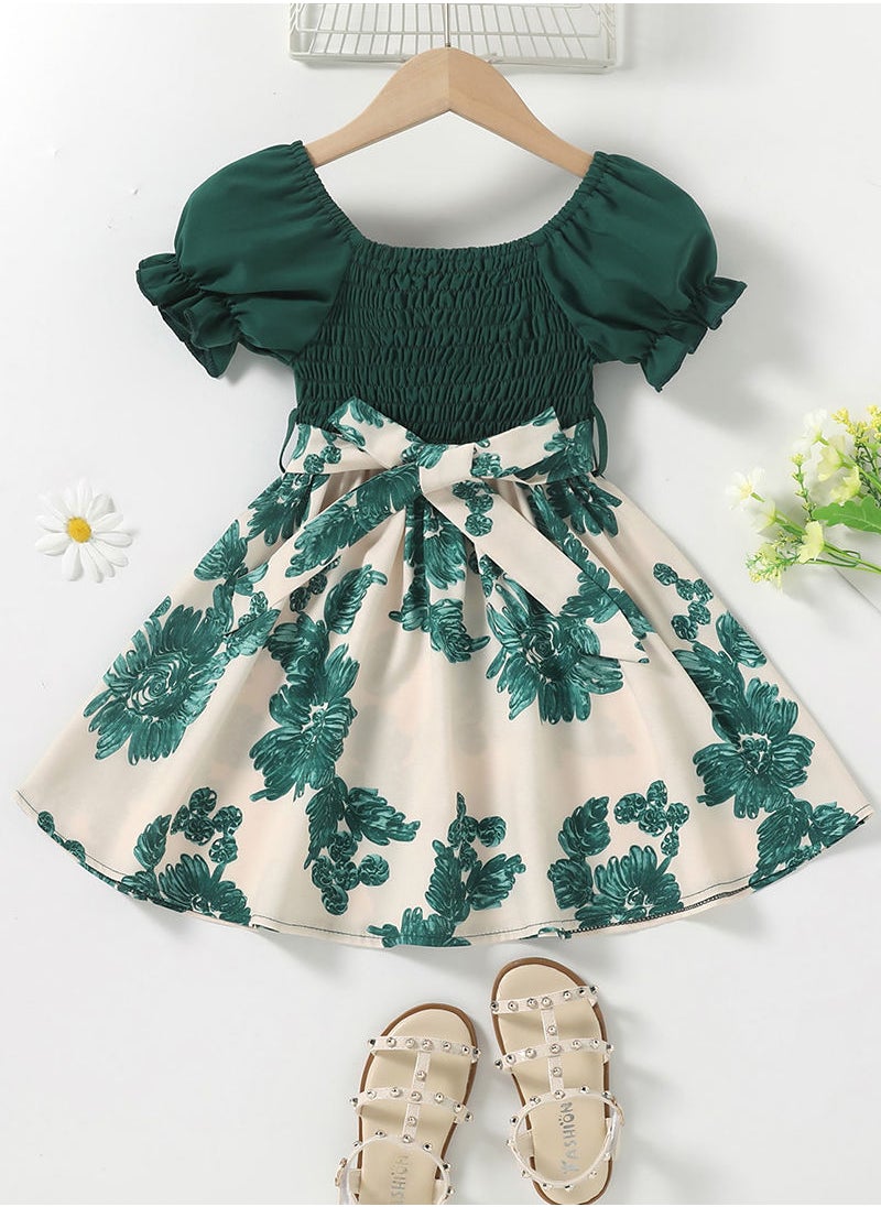 Kidle New Children's Clothing Green Waist Tutu Skirt  - Image 1