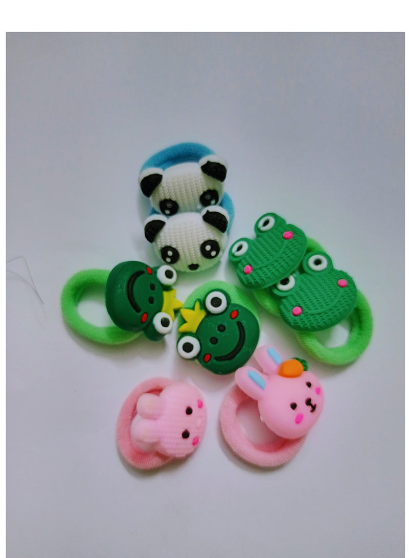 30pcs Girls Cute Cartoon Small Hair Bands Animals Bowknot Flowers Hair Ties Ideal choice for Gifts - Image 4