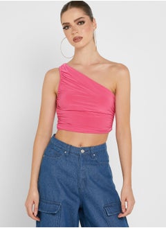 One Shoulder Crop Top