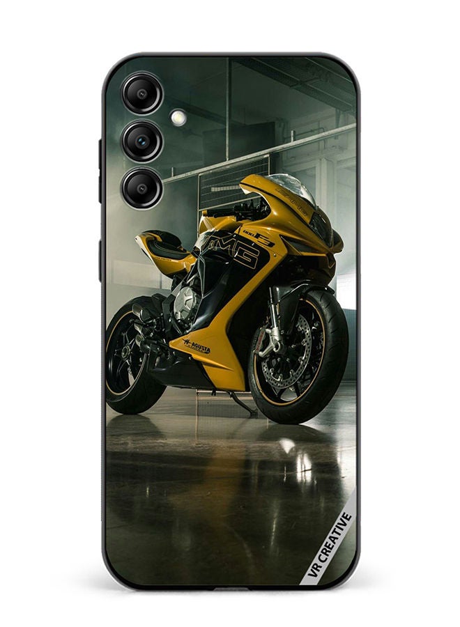 VR CREATIVE Protective Case Cover For Samsung Galaxy A34 Bike Design Multicolour - Image 1