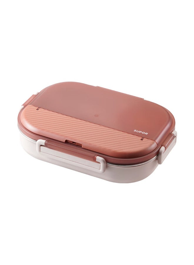 Supor Large Capacity Stainless Steel Lunch Box For Students, Adults, Office Workers, Instant Noodles, Meal Tray, Children's Lunch Box 2.0l Mesh Pink - Image 5