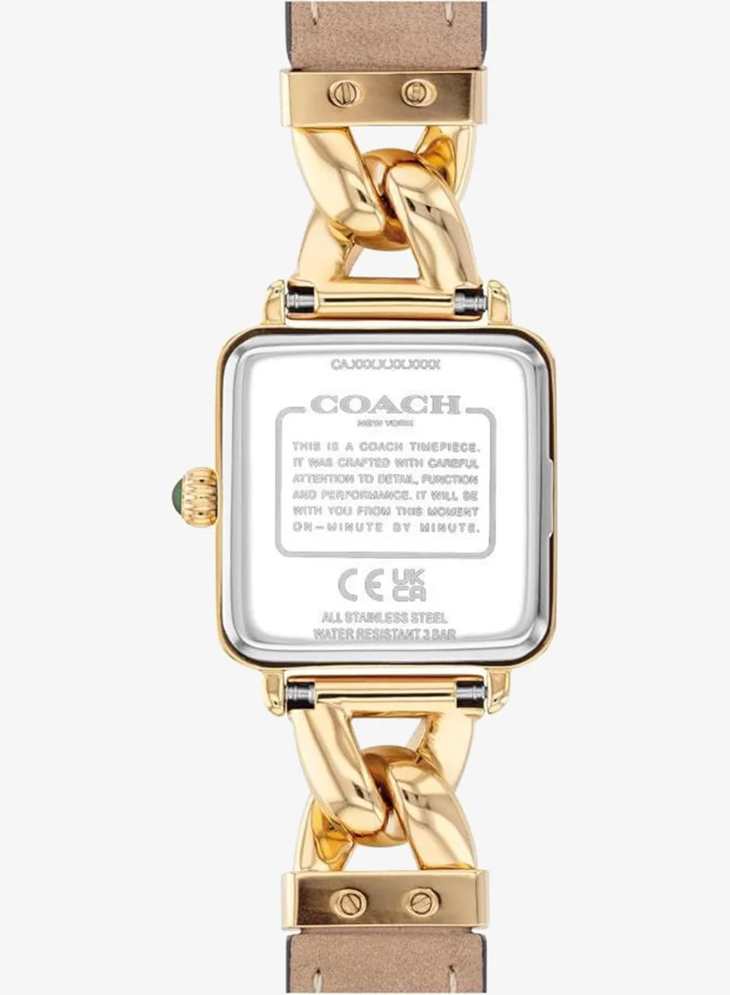 Coach  Quartz Movement analog Watch Leather Steel for Women | Best Price UAE