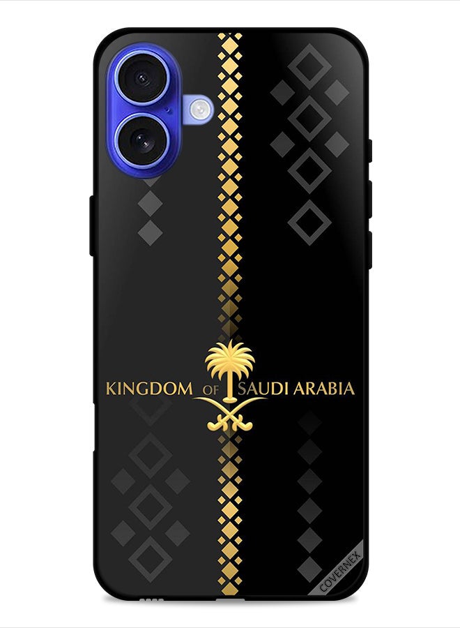 Covernex Apple iPhone 16 Plus Protective Case Cover Kingdom Of Saudi Arabia Pattern - Image 1