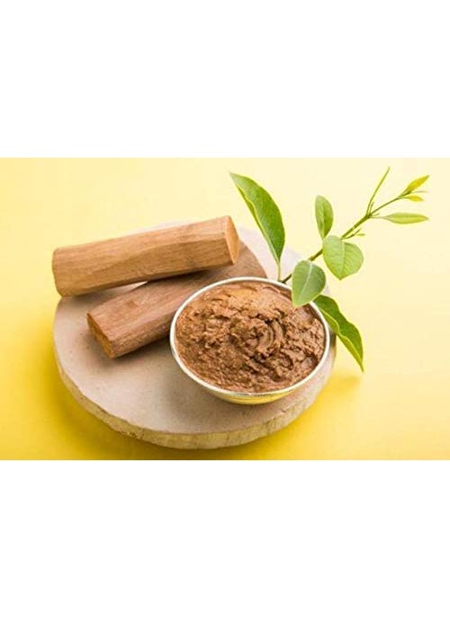 Act Of Craft ACT OF CRAFT Rubbing Stone Chandan Pata with Chandan Stick Brown Sandalwood Rubbing Stone with Original Chandan Stick for Pooja Path Havan  - Image 2