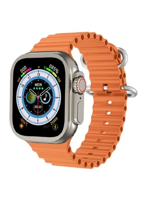 the mt18ultra smart watch has a heart rate system a microphone an aluminum frame and full touch screen