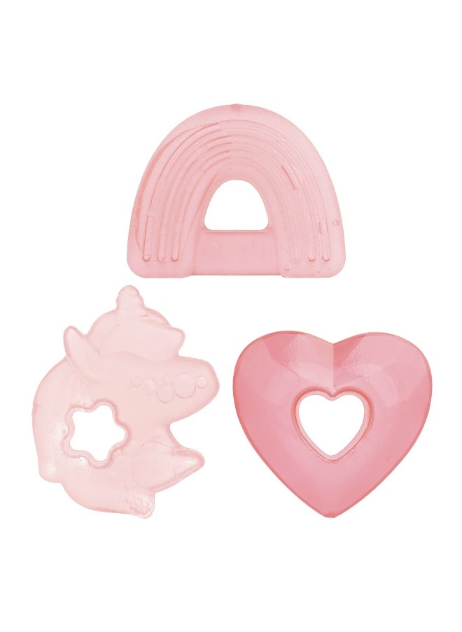 Itzy Ritzy - itzy ritzy, Cutie Coolers™, Soothing Water-Filled Teethers, 3+ Months, Magical, 3 Teethers - Image 1
