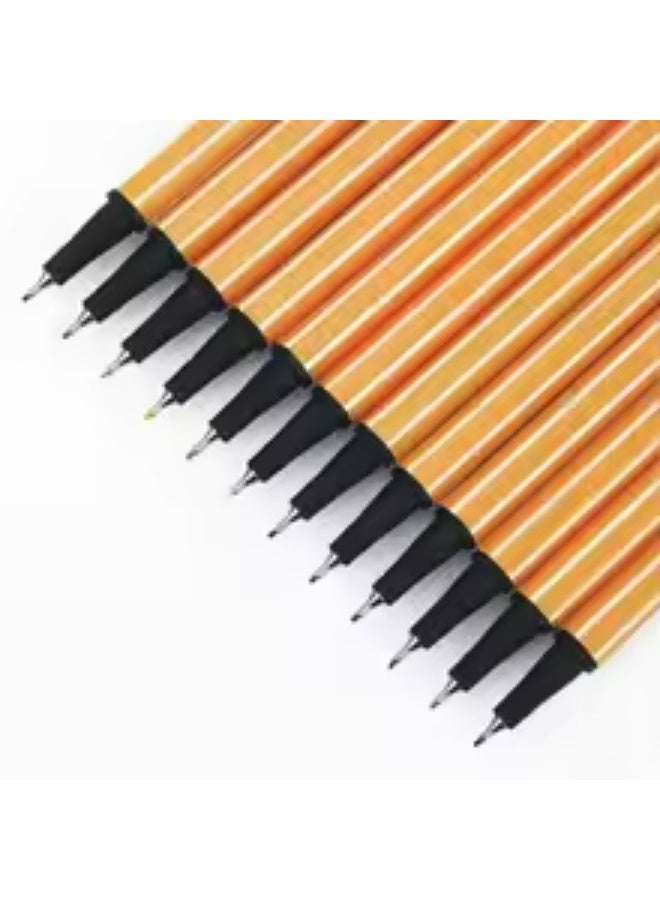 12 Colors Fine liner Pens 0.4mm Fine Tip Drawing Color Pens - Image 4