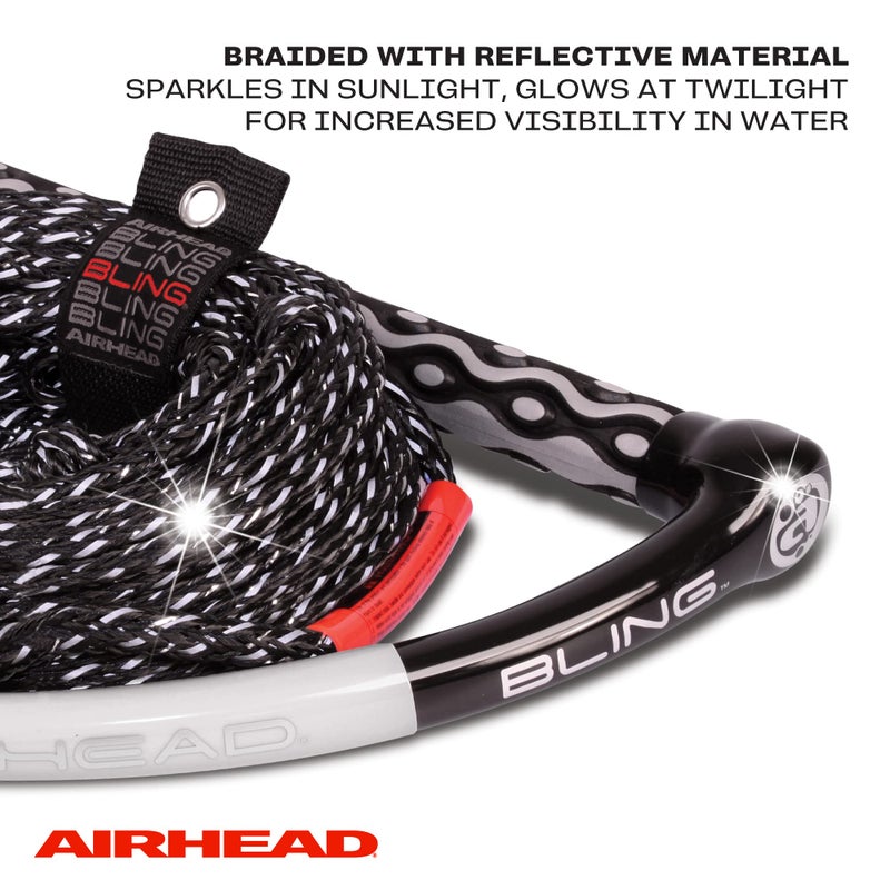 Airhead حبل التزلج على الماء Airhead Bling Stealth، 5 أقسام، 75 قدم - Image 4