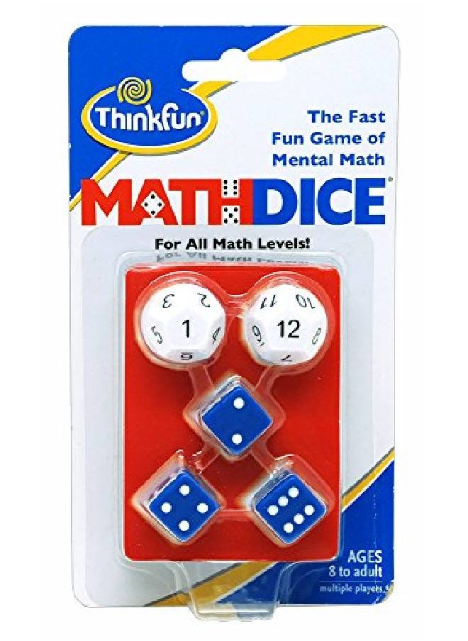 Think Fun Thinkfun Math Dice Fun Game That Teaches Mental Math Skills To Kids Age 8 And Up  - Image 4