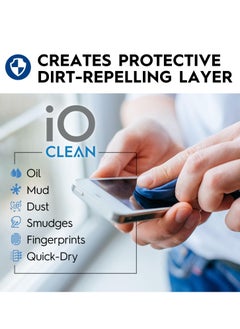 iO CLEAN Screen Cleaner Spray (16oz - 473ml) – Best Large Cleaning Kit for LCD LED OLED TV, Smartphone, iPad, Laptop, Touchscreen, Computer Monitor, Electronics  - Image 2