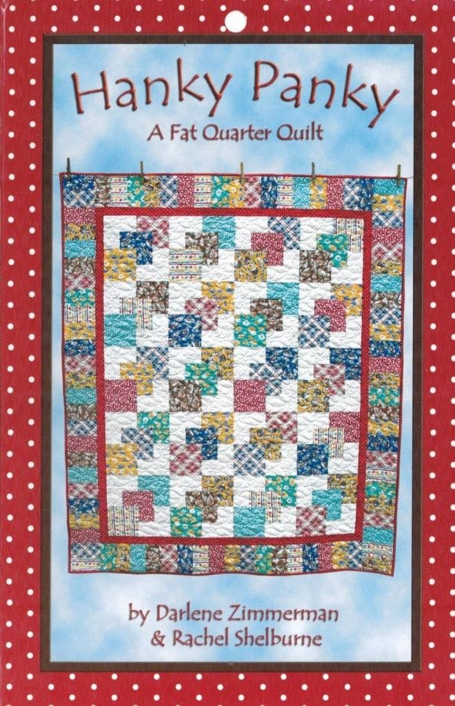 Needlings Grehge Hanky Panky Quilt Pattern - Fat Quarter Friendly, Pieced from Yardage - Baby to Queen Sizes - Image 1
