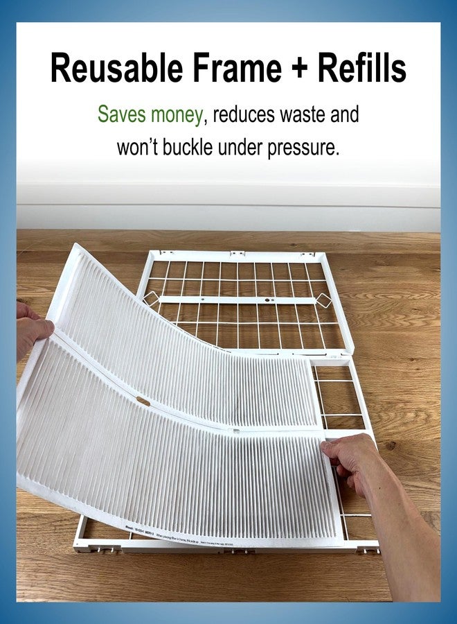 Woosh As Seen On Shark Tank | 20x25x1 Air Filter MERV 8 | 1-Pack | Electrostatic Pleated HVAC AC Furnace Filters | Actual Size: 19.50 x 24.50 x 0.75 - Image 4