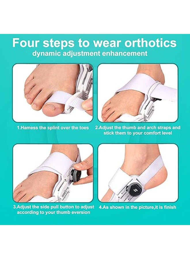 general Bunions for men and women for the big toe, adjustable bunion straightener with knob correction foot support, non-slip silicone pad - Image 4