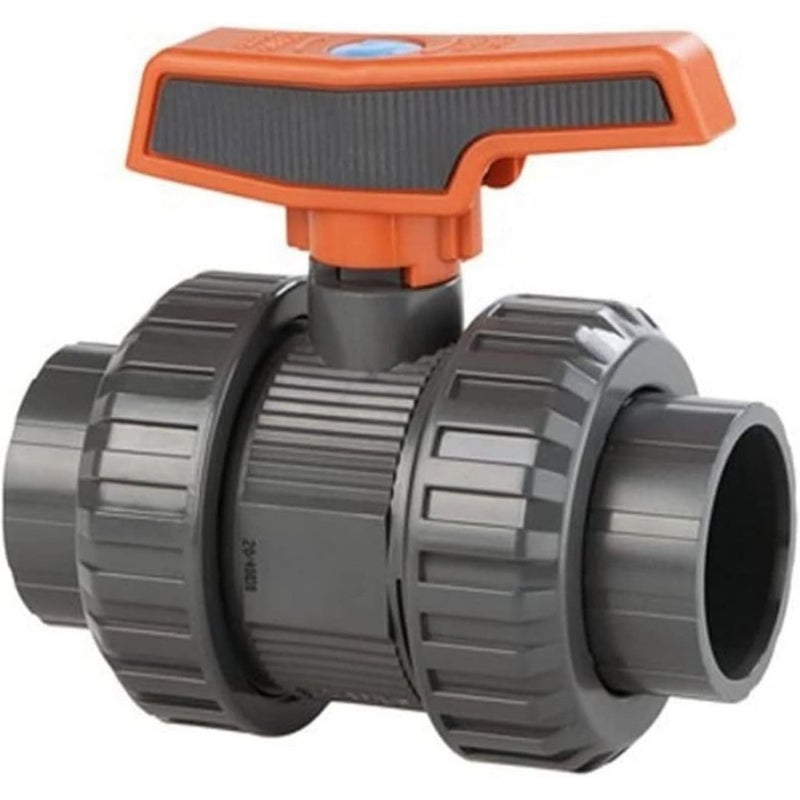 Swimming pool, agriculture, irrigation commercial plumbing use: PVC heavy duty water supply pipe fittings in white with high pressure resistance and UV stability 1/2 inch, union - Image 1
