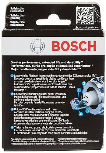 BOSCH 8109 OE Fine Wire Double Platinum Spark Plug Single - Image 4