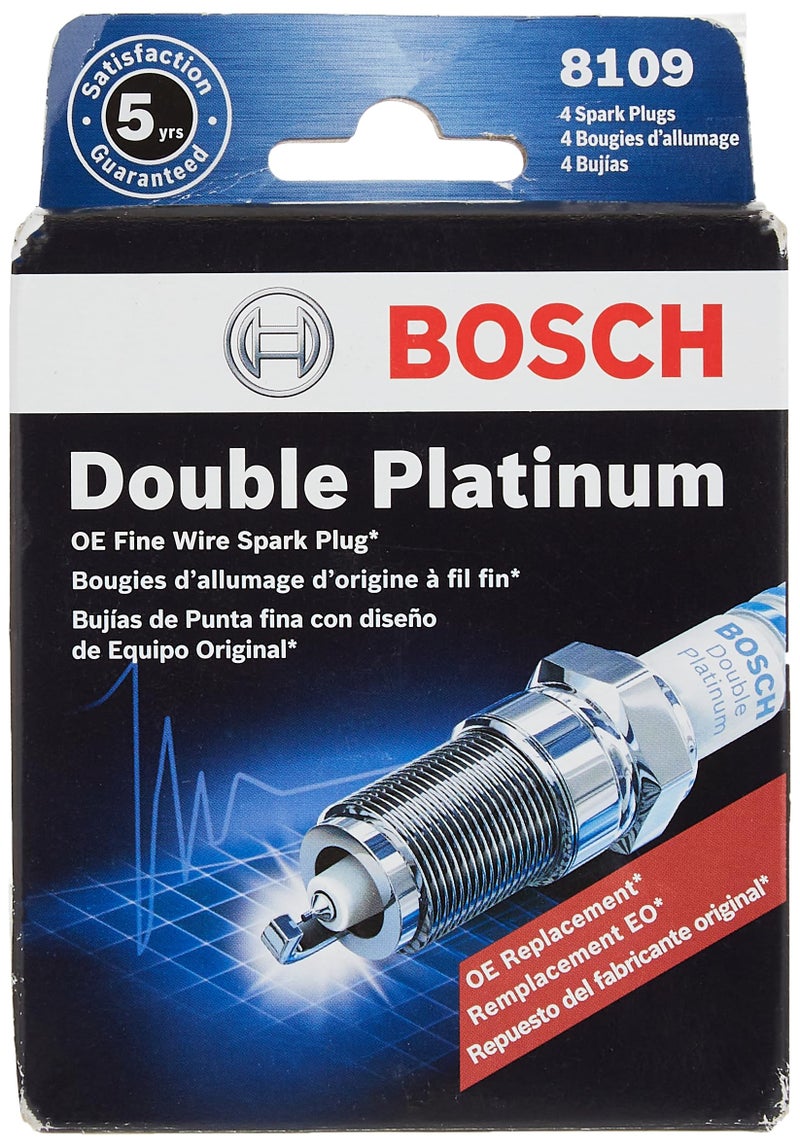 BOSCH 8109 OE Fine Wire Double Platinum Spark Plug Single - Image 2