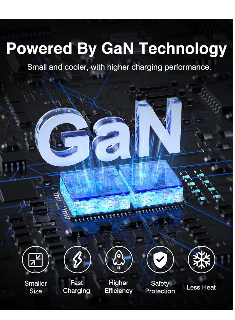 general USB C Charger, GaN Charger Station, 6-Port Fast Charger, USB Wall Charger Power Adapter, Type C Phone Charger Block Compatible with MacBook, iPad, iPhone 15 14 13 12, Samsung Galaxy, Laptop - Image 4