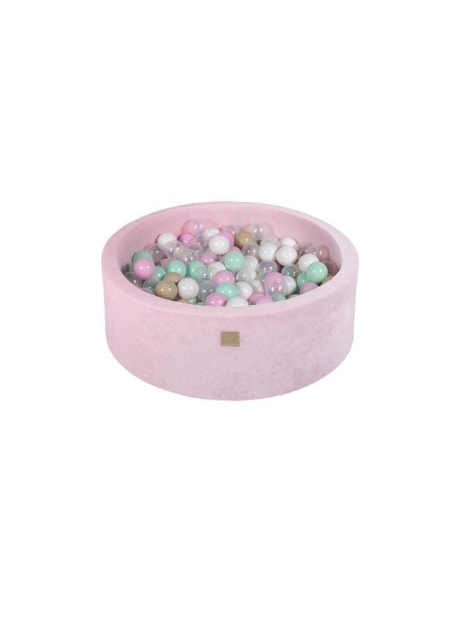 vesus Play Co. Ball Pit Balls Set (200 Balls Only) - Cupcake Edition (Pastel Pink, Mint, Beige & White Balls.) Made In EU. - Image 2