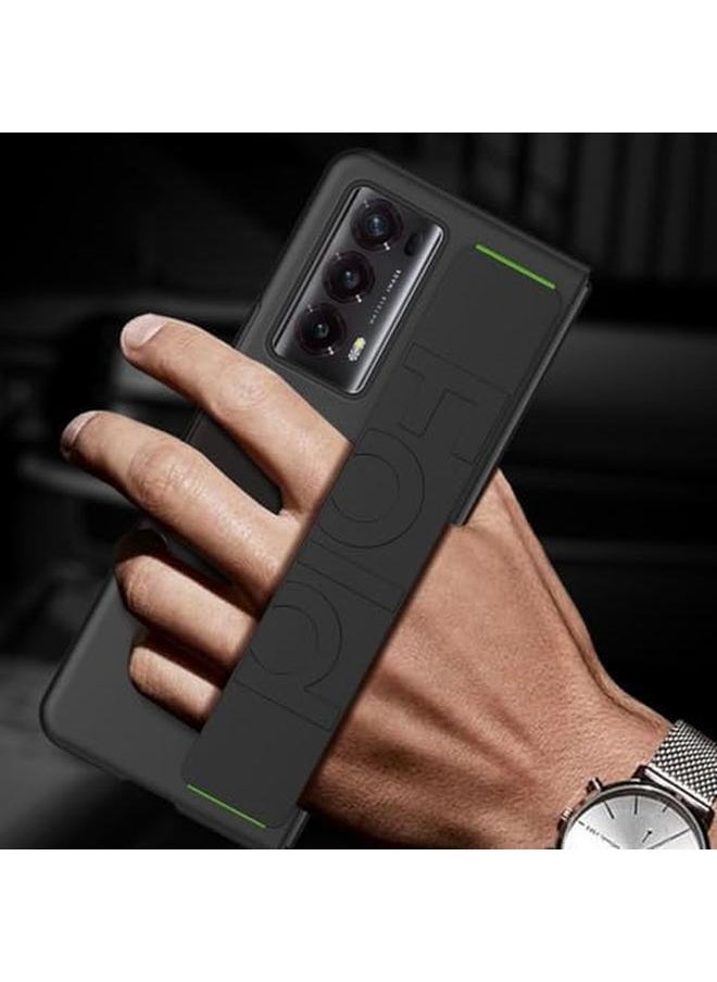 erorex - Compatible With Honor Magic V2 Rsr Silicone Grip Stand Case Full Body Protection Phone Case With Finger Strap Handheld Design Hard Shockproof Pc Case Magic V2 Rsr - Image 1