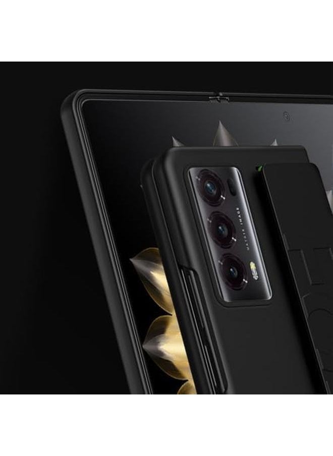 erorex - Compatible With Honor Magic V2 Rsr Silicone Grip Stand Case Full Body Protection Phone Case With Finger Strap Handheld Design Hard Shockproof Pc Case Magic V2 Rsr - Image 1