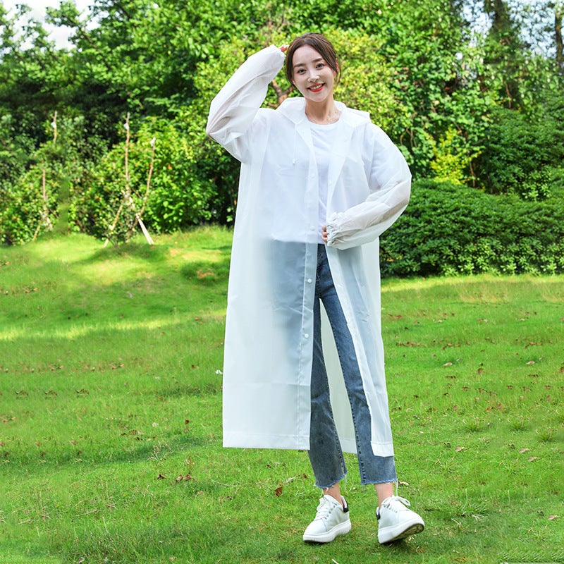 Eva Raincoat Is Non-Disposable, Unisex, Suitable For Outdoor Rafting And Travel, Rainstorm-Proof, Thickened, Portable Adult Raincoat - Image 5
