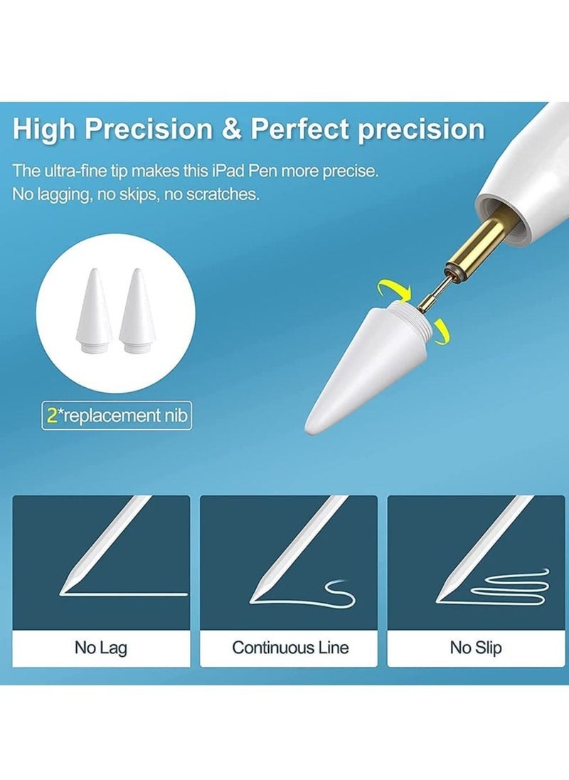 Gravity Stylus Pen Compatible With Apple iPad (2018 and Later), Palm Rejection, Tilting Detection, Magnetic Adsorption for iPad Pro (11/12.9 Inch), iPad 6/7/8th Gen, Pad Air 3rd/4th Gen, iPad Mini 5th Gen - Image 5