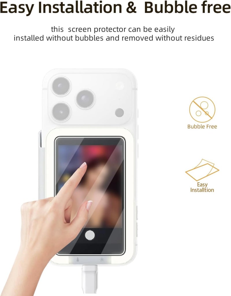WUNIAK Screen Protector for Insta360 Snap, HD Soft Film Screen Protector for Insta360 Snap Touch Screen, Anti-Scratch, Touch Sensitive, Anti-Fingerprint, 2 Pack. - Image 3