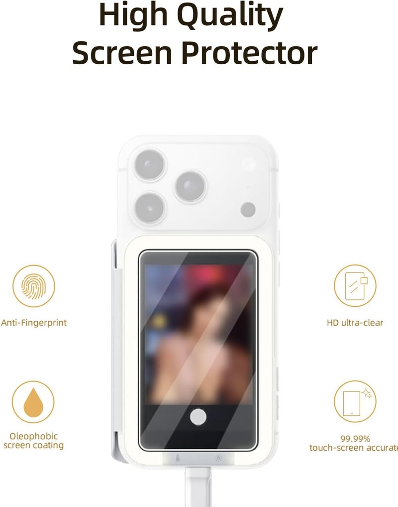 WUNIAK Screen Protector for Insta360 Snap, HD Soft Film Screen Protector for Insta360 Snap Touch Screen, Anti-Scratch, Touch Sensitive, Anti-Fingerprint, 2 Pack. - Image 2