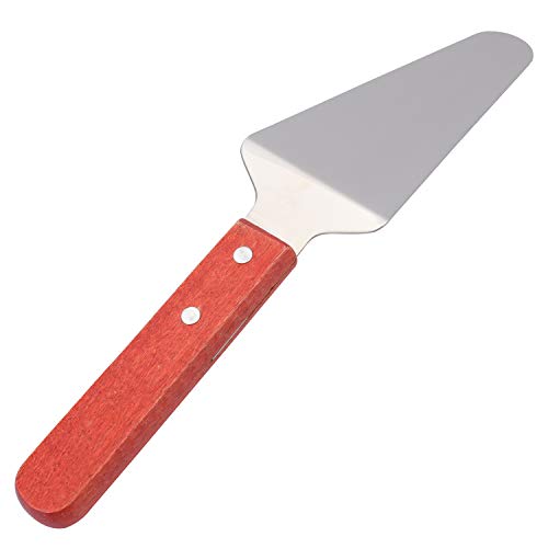 Tosnail 12 Pack Stainless Steel Pie Server Pizza Spatula Cake Cutter Slicer with Wooden Handle - Image 3