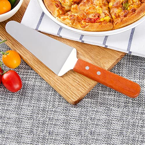 Tosnail 12 Pack Stainless Steel Pie Server Pizza Spatula Cake Cutter Slicer with Wooden Handle - Image 5