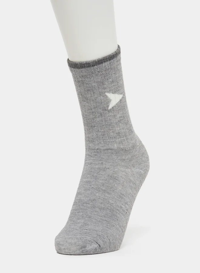 Styli Pack of 3 - Striped Calf Length Socks