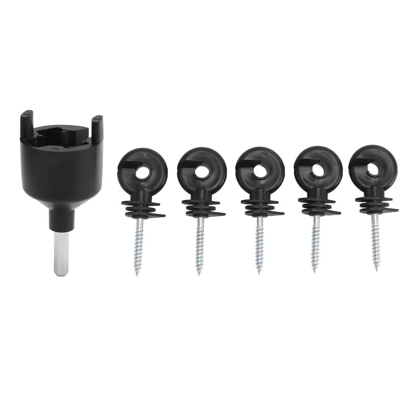 Galvanized Steel Electric Fence Insulator High Strength PP Screw For Animal Husbandry - Image 4