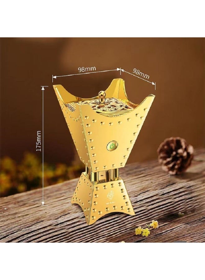 Oud Bukhoor Rechargeable USB Arabic Incense Burner Electric Aromatherapy Machine Muslim Incense Holder for Car and Home - Image 5