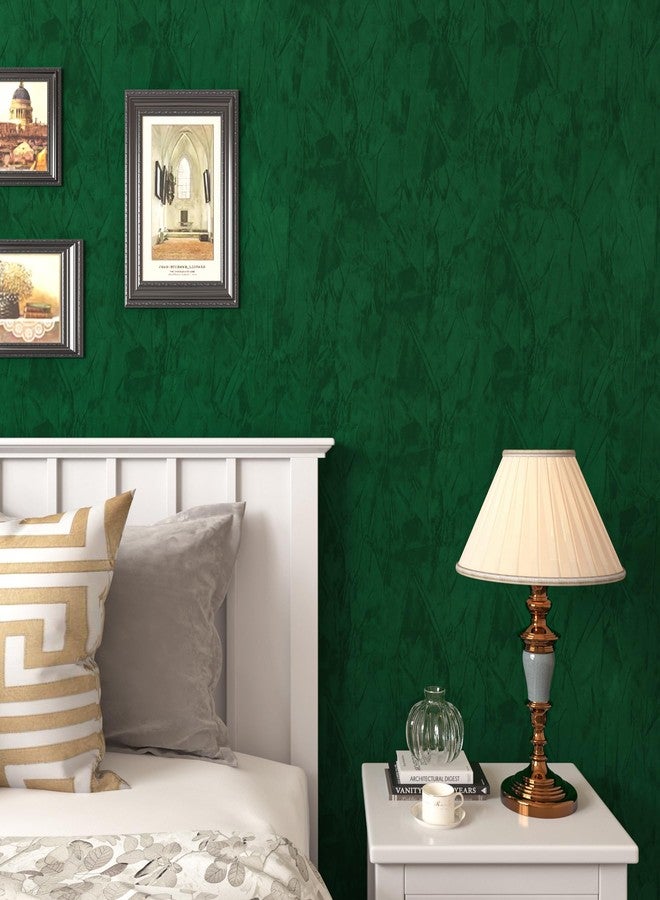 Decotalk 2ft x 10ft Green Felt Wallpaper Adhesive Felt Wall Paper Velvet Wallpaper Green Velvet Wallpaper Peel and Stick Felt Drawer Liner Wallpaper Velvet Fabric Wallpaper for Crafts Jewelry Box - Image 2